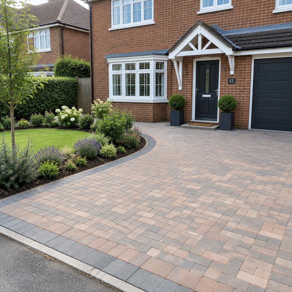 Sample image: Front driveway & border